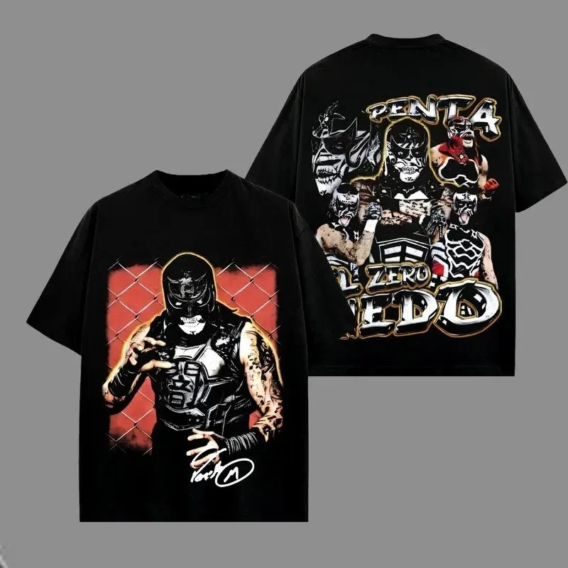 Penta El Zero Miedo Merch 2026 Unisex T-shirt Men Short Sleeve Tops fashion Tee Clothes Causal Y2K Tops
