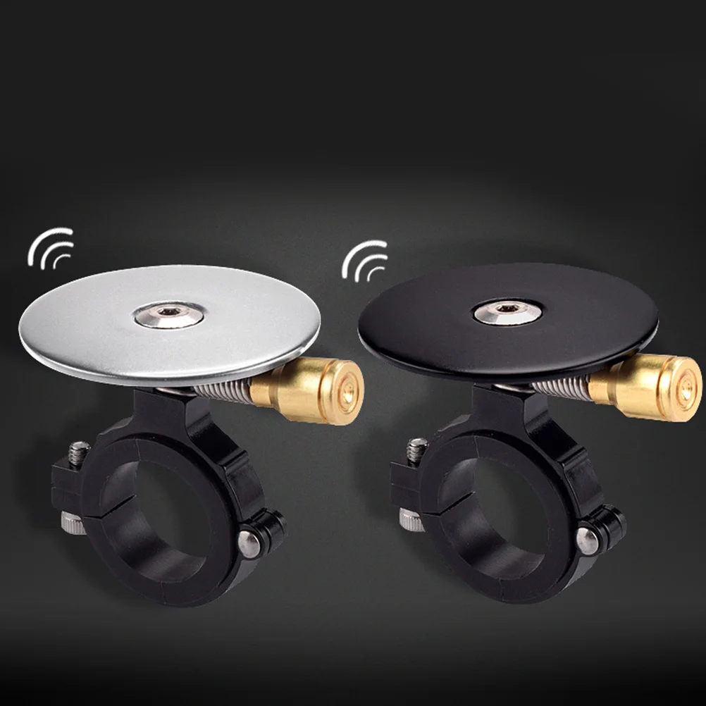 1pcs Invisible For 21-24Mm Handlebar Retro Flat Bike Bell Stylish Cycling Horn Mountain Bike Bell Alarm Bells Riding