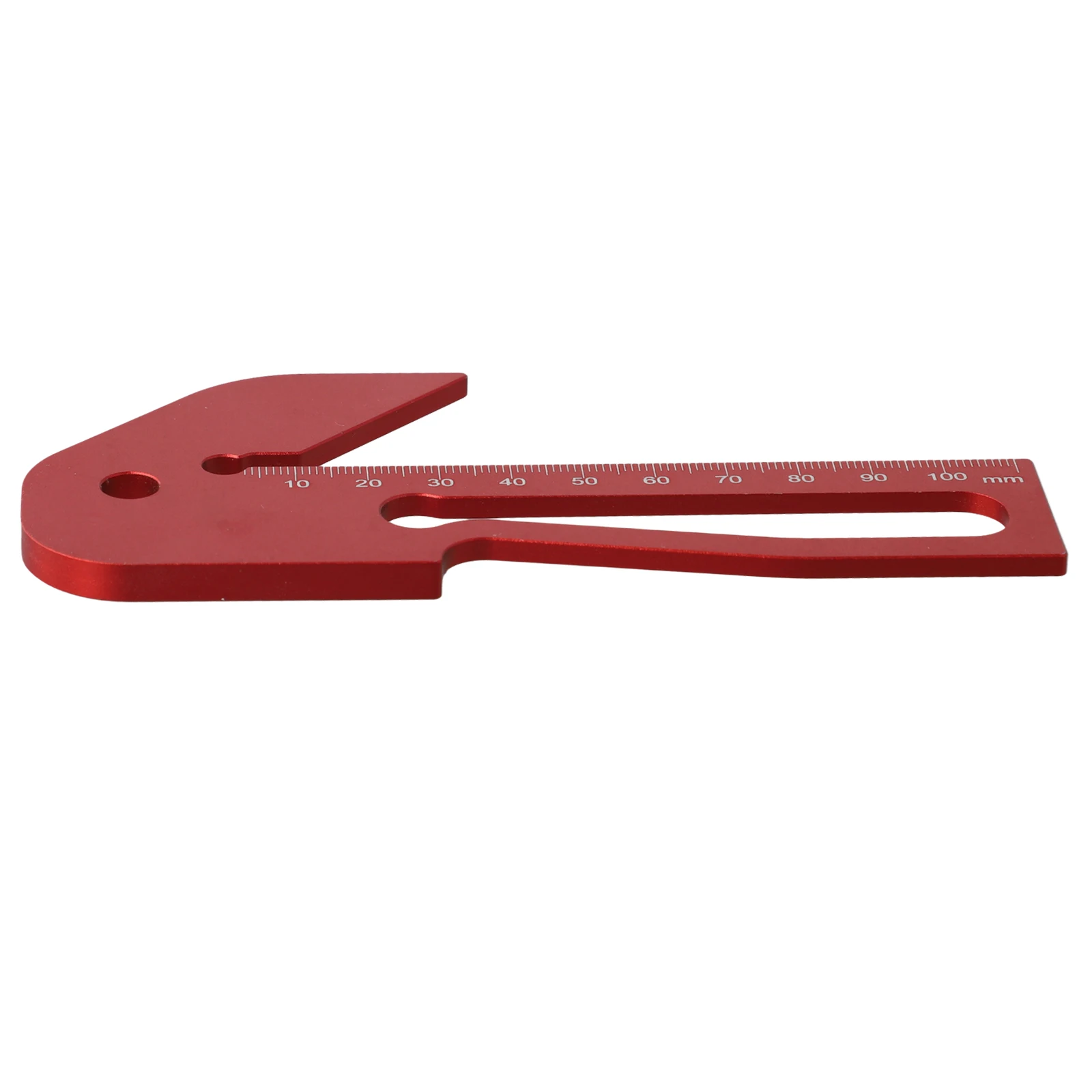Aluminum Alloy Center Finder 45 Degree Ruler 140x60x30mm Woodworking Ruler Craftsmanship Enhancer Measurement Tool
