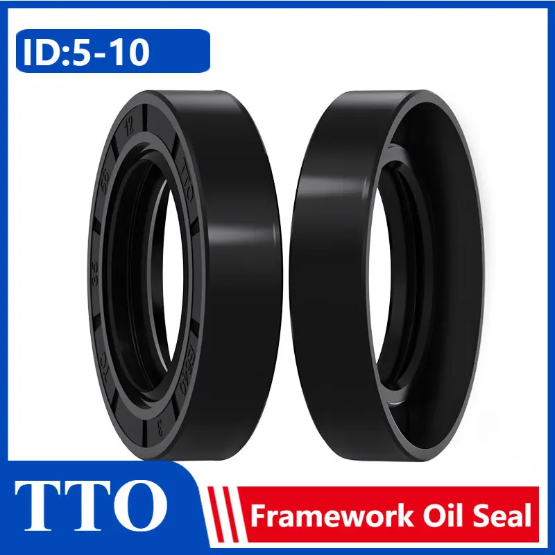 TTO rubber skeleton oil seal FB/TC5 6 7 8 9 10*15 16 17 18*5 6 NBR double lip seal for rotating shaft