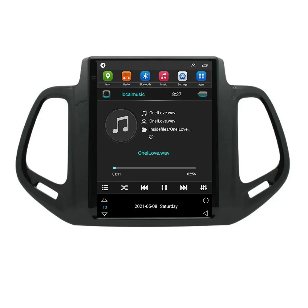 9.7 أندرويد 14 Carplay راديو السيارة Carplay لسيارة جيب كومباس 2 MP 2016-2030 ستيريو 5G رئيس وحدة سيارة مشغل وسائط متعددة شاشة تعمل باللمس
