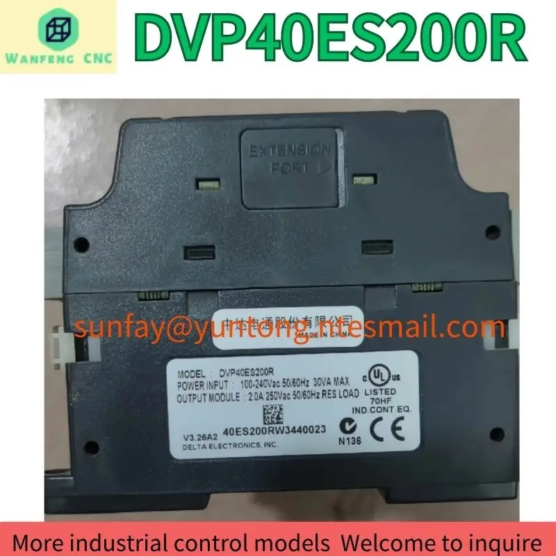 second-hand PLC DVP40ES200R  test OK Fast Shipping