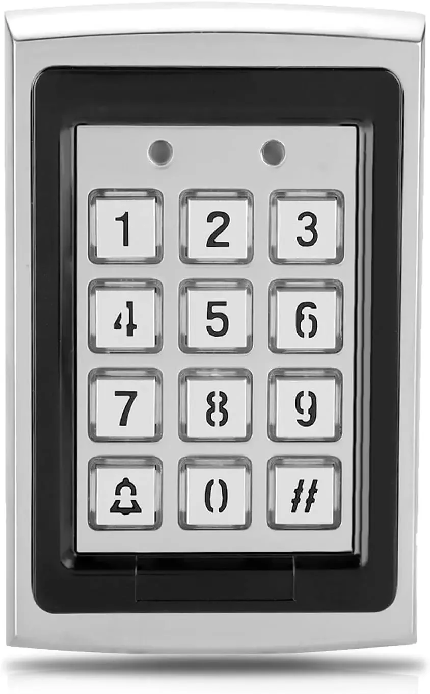 مجموعة كاملة نظام التحكم في الوصول إلى الباب 125 كيلو هرتز قارئ لوحة المفاتيح بموجات الراديو علبة معدنية 180 كجم قفل الكهرومغناطيسي DC12V 3A مصدر الطاقة