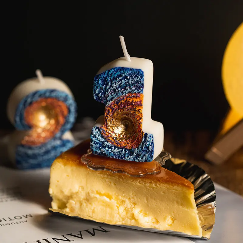 Internet celebrity space wormhole themed digital candle birthday