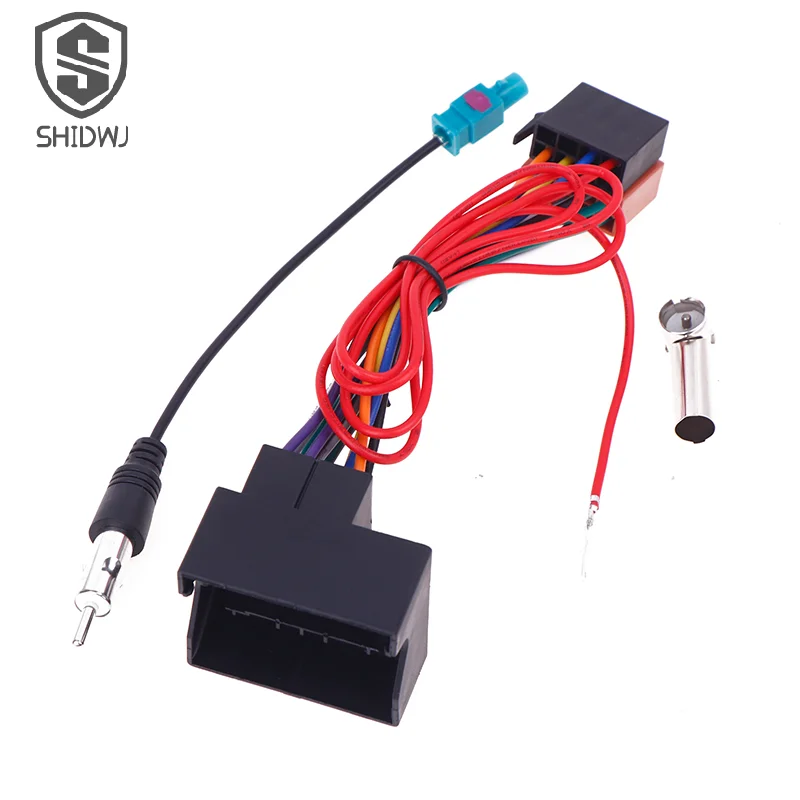 Câble de faisceau de câblage Audio FM ISO pour voiture, adaptateur de fil d'antenne Radio pour 207 307 407 C3 C4, accessoires de bricolage automobile