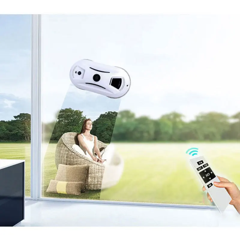 110V/220V Robotic Window Cleaner Robot For Home Cleaning Anti-Fall Electric Windows Washer Glass Wiper Inside Outdoor