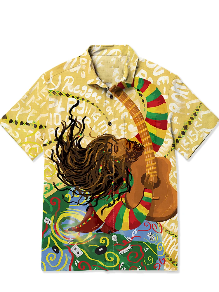 Summer fashion reggae bob marley 3d t shirt men casual hip hop shirts for men and women casual harajuku street Y2K clothing