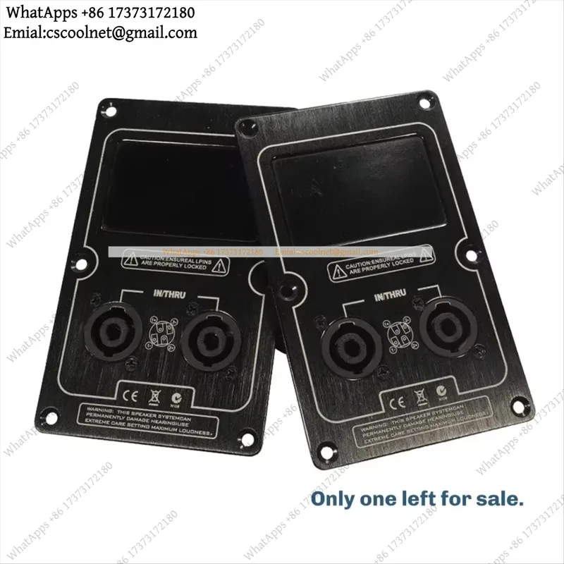 k3 Speaker Terminal Cup Back Panel, Gold Plated Binding Post Plate for Speaker Cabinet DIY Replacement Parts