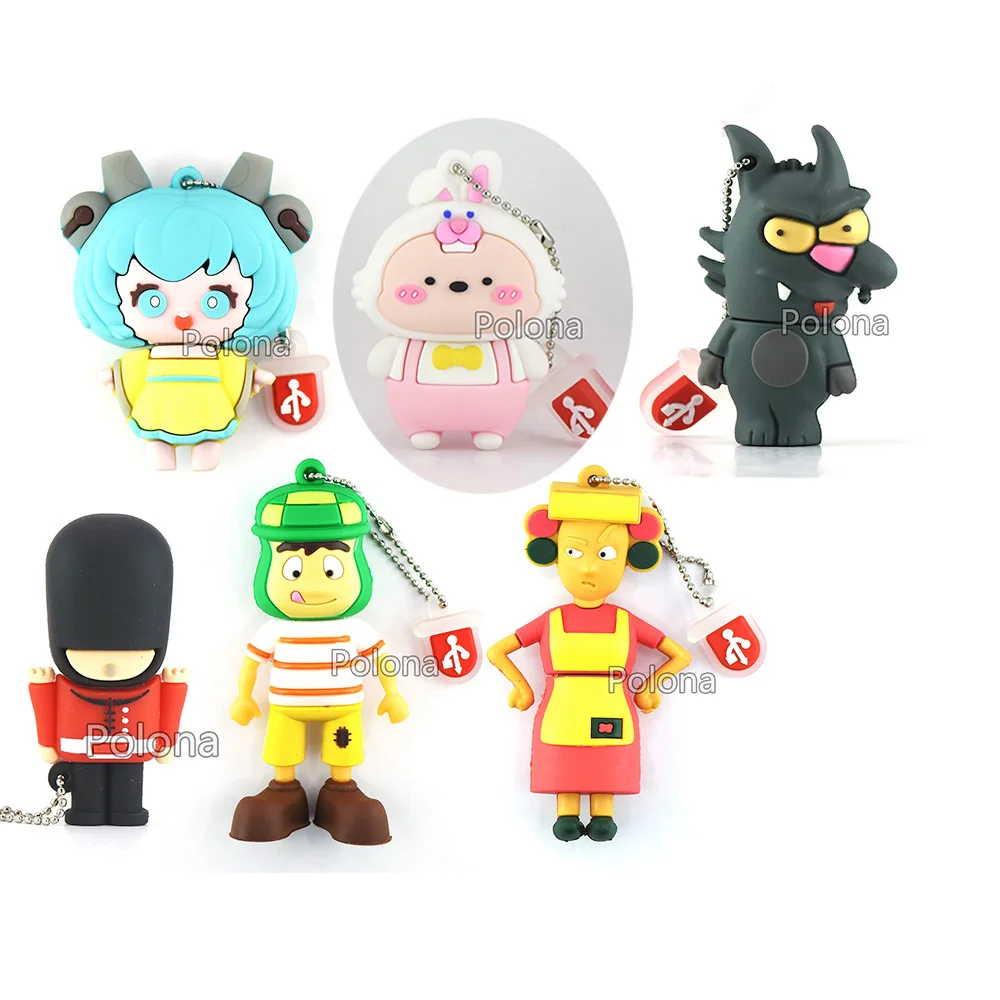 Unidad Flash Usb de dibujos animados Pendrive 64gb 128gb 256gb 512gb Usb Stick 2gb 4gb 8gb Pen Drive Memoria Stick 16gb 32gb U Disk
