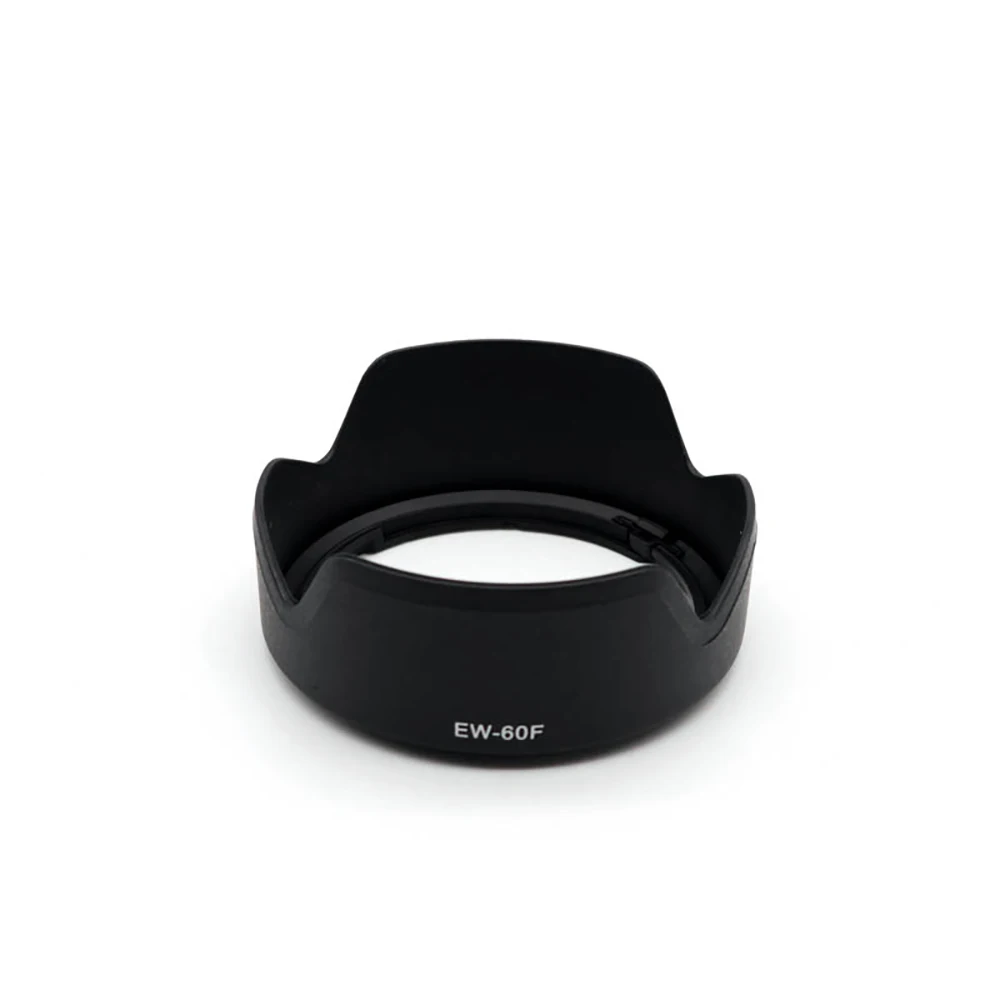 LinGo  Camera Lens Hood EW-60F Bayonet Mount For Canon M5 M6 With EF-M 18-150mm f/3.5-6.3 IS STM 55mm Lens