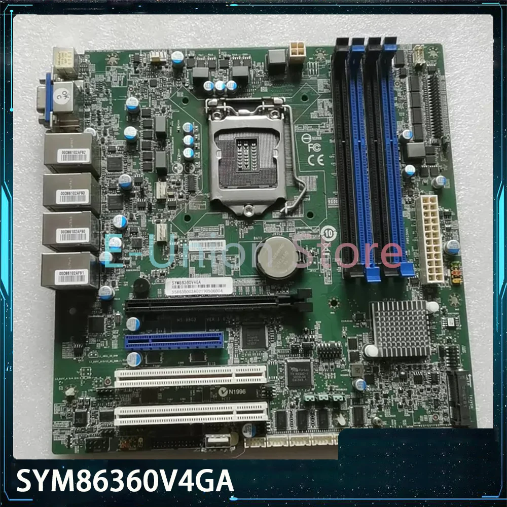 SYM86360V4GA Industrial Computer Motherboard 4 Gigabit Ethernet Ports
