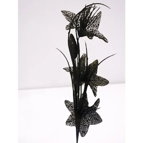 Green House Special Pattern Artificial Flower Black 110 cm