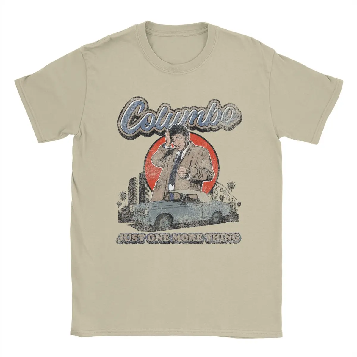 Columbo Detective Worn Out T-Shirt for Men TV Shows Casual Pure Cotton Tee Shirt O Neck Short Sleeve T Shirt Summer Clothes