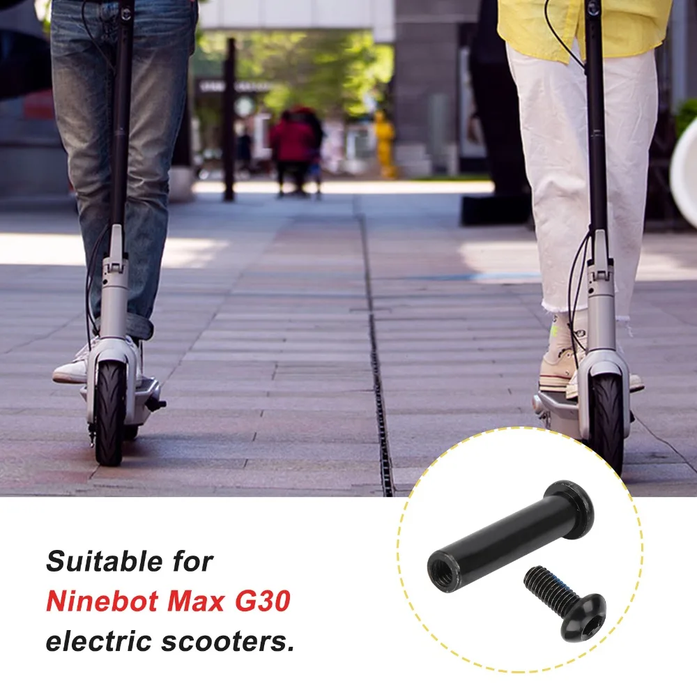 Black Electric Scooter Lock Screw Fixed Bolt Hard-wearing Folding Lock Screws Shaft Locking Screw for Ninebot MAX G30