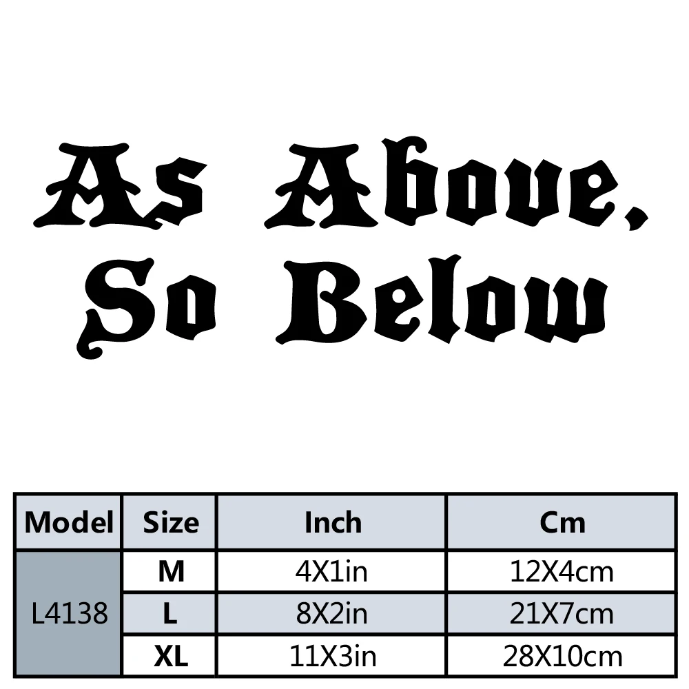 Vinyl As Aboue So Below Carbon Sticker Car Decal Sticker Art Car Quotes Stickers Window Decor Rear Windshield Modern Fashion