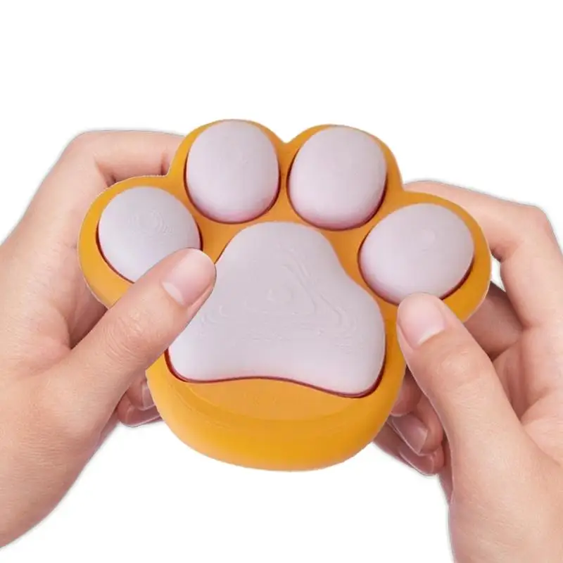 

Clicker Fidget Toy Cat Paws Fidget Sensory Toy 3D Printed Stress Relief Toy Interactive Fidget Sensory Toy For Kids Adults