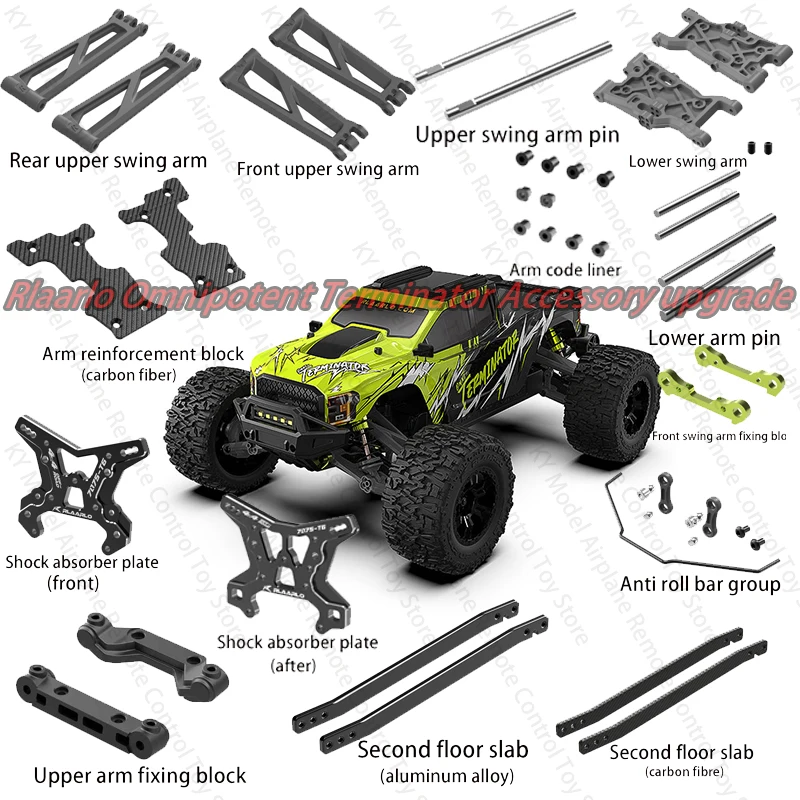 Rilalo Omnipotent Terminator Accessory Upgrade Swing Arm Fixing Block Shock Absorber Plate Swing Arm Pin Anti Roll Bar Multiple
