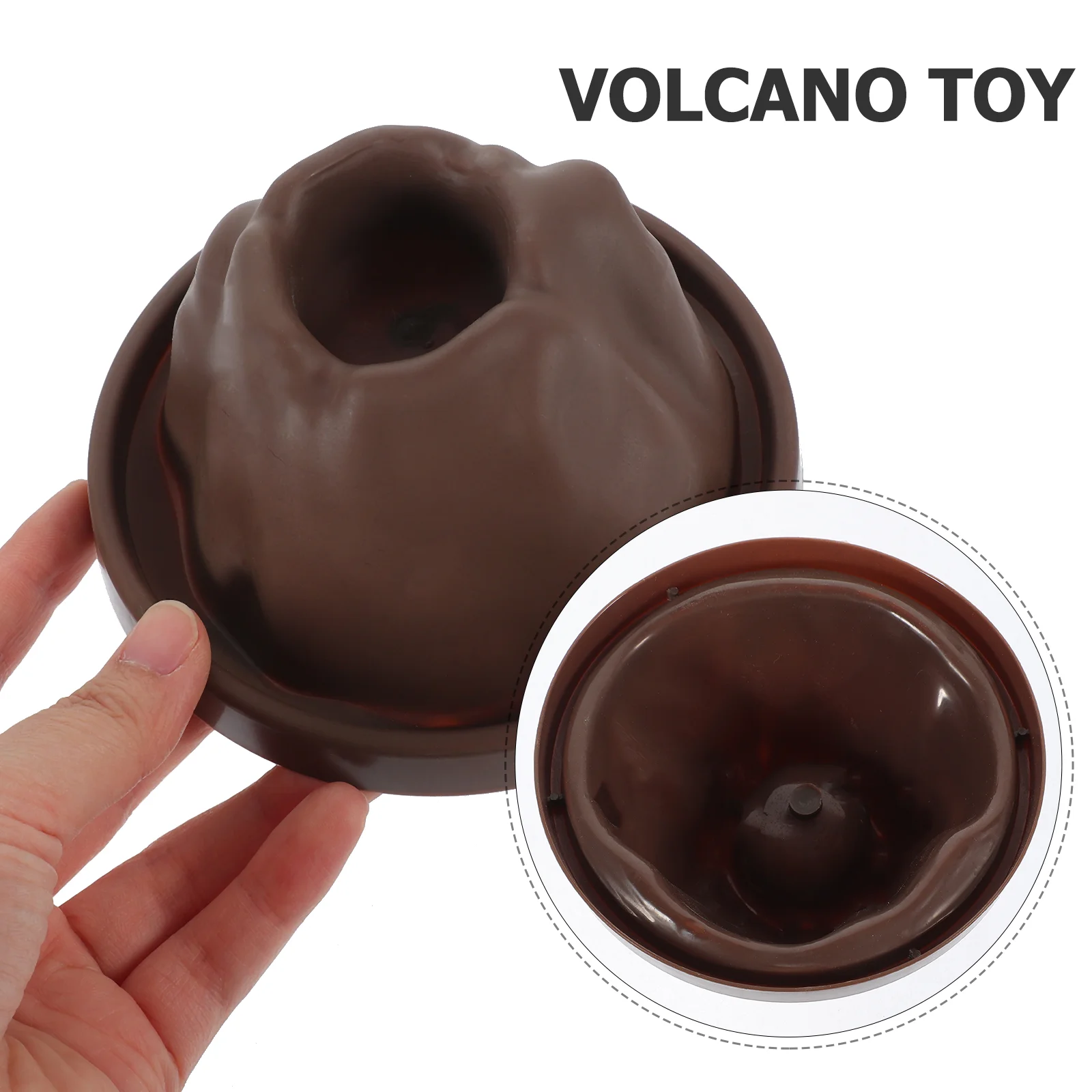 Kit d'Expérimentation Volcanique pour Enfant, 6 Pièces, Jouets d'Expériences de Laboratoire, Modèles d'Accessoires Scientifiques, Cadeaux, Éruption, Bricolage, Base de Coquille