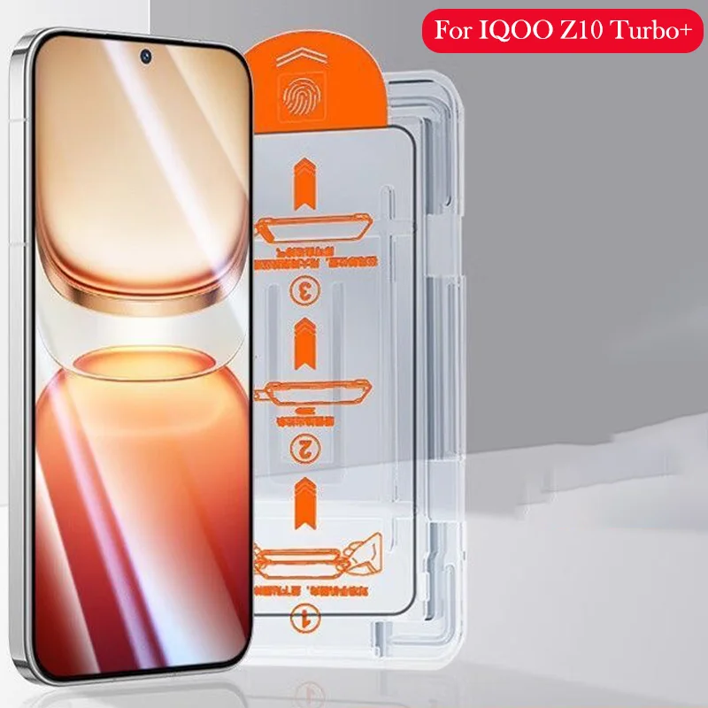 

2PC Tempered Glass For IQOO Z10 Turbo Plus Dust-free Installation Film Screen Protector for IQOO Z10 TURBO+