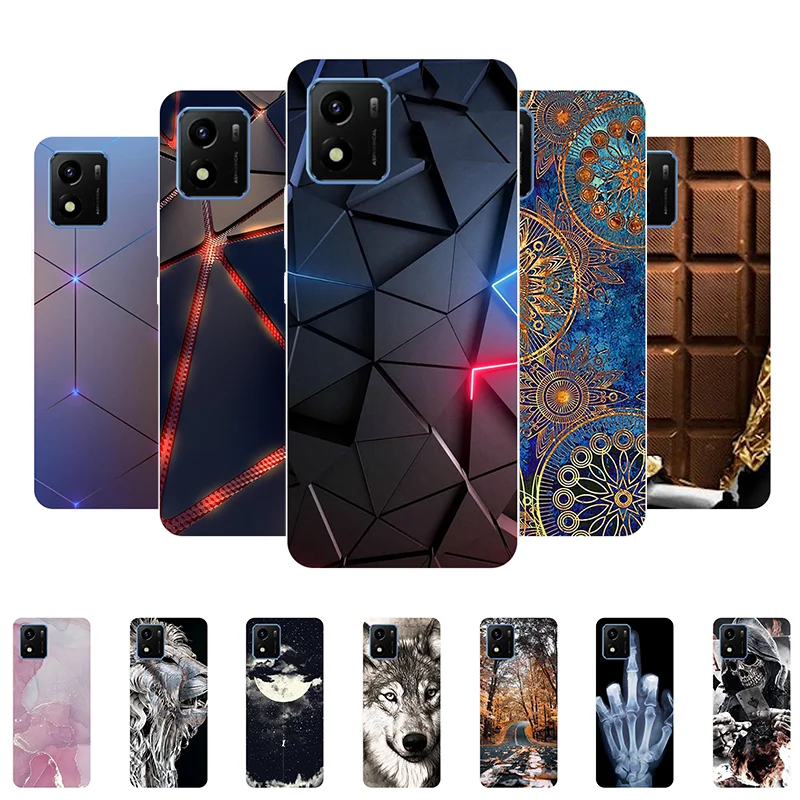 for Vivo Y01 Case Silicone Back Cover Phone Case for Vivo Y01A V2166 V2118 Soft Case for VivoY01A Y 01 A Funda Cartoon