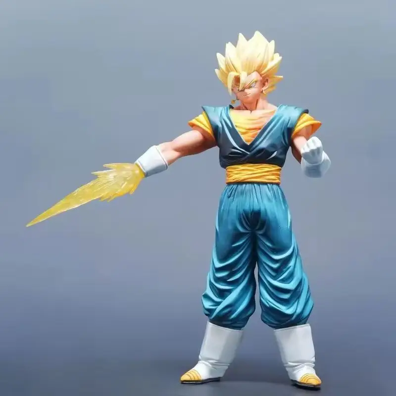 Figura de Dragon Ball Z Vegetto de 29,5 cm/11,6 pulgadas, espada ligera, estatua de Vegetto, colección de figuras de acción de Super Saiyan, modelo de juguete para regalos