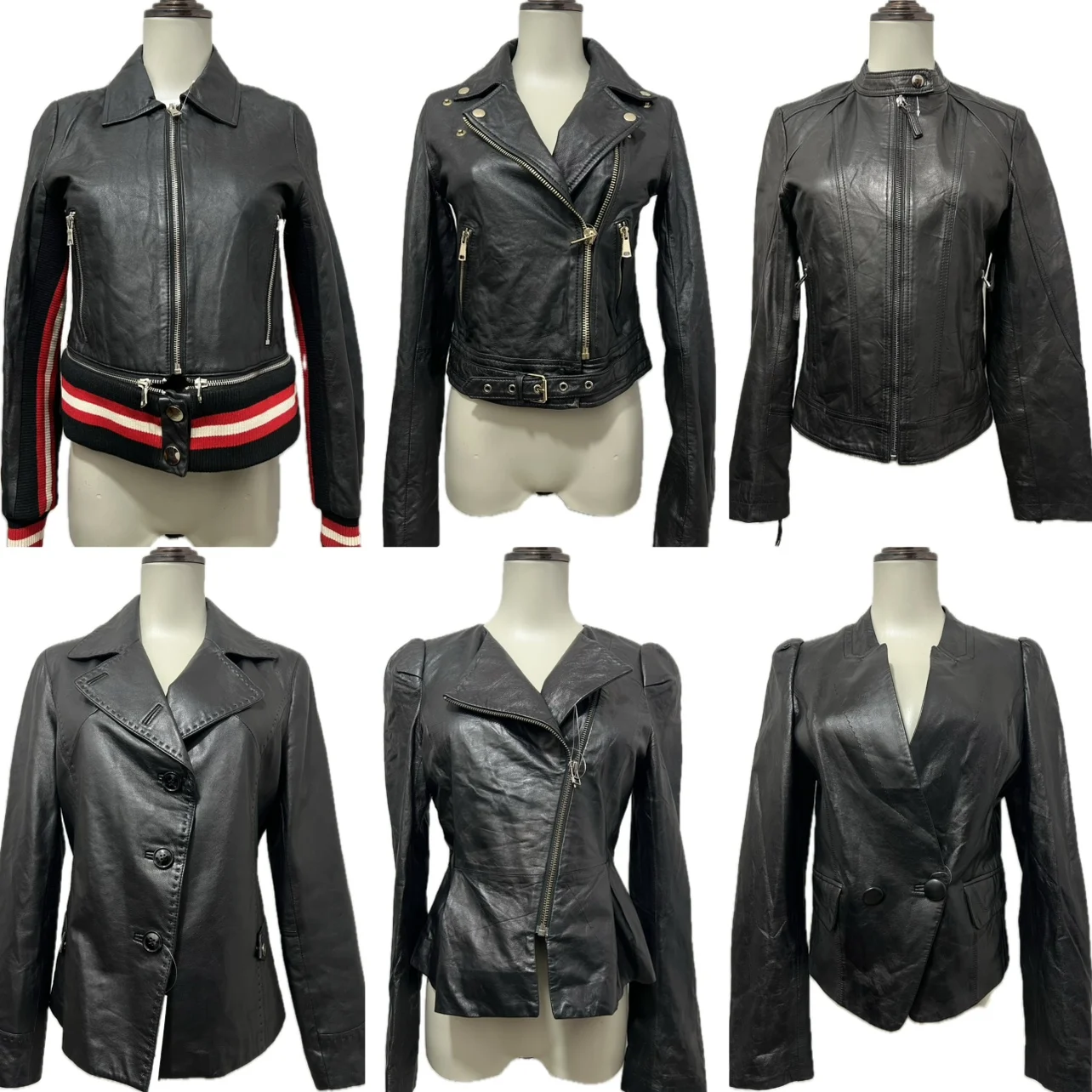 

Vintage eepskin Real Leather Jaet Hepburn Sle Motorcycle Spring Autumn Long Sve Zipper Closure Slim Fit Women's Coat