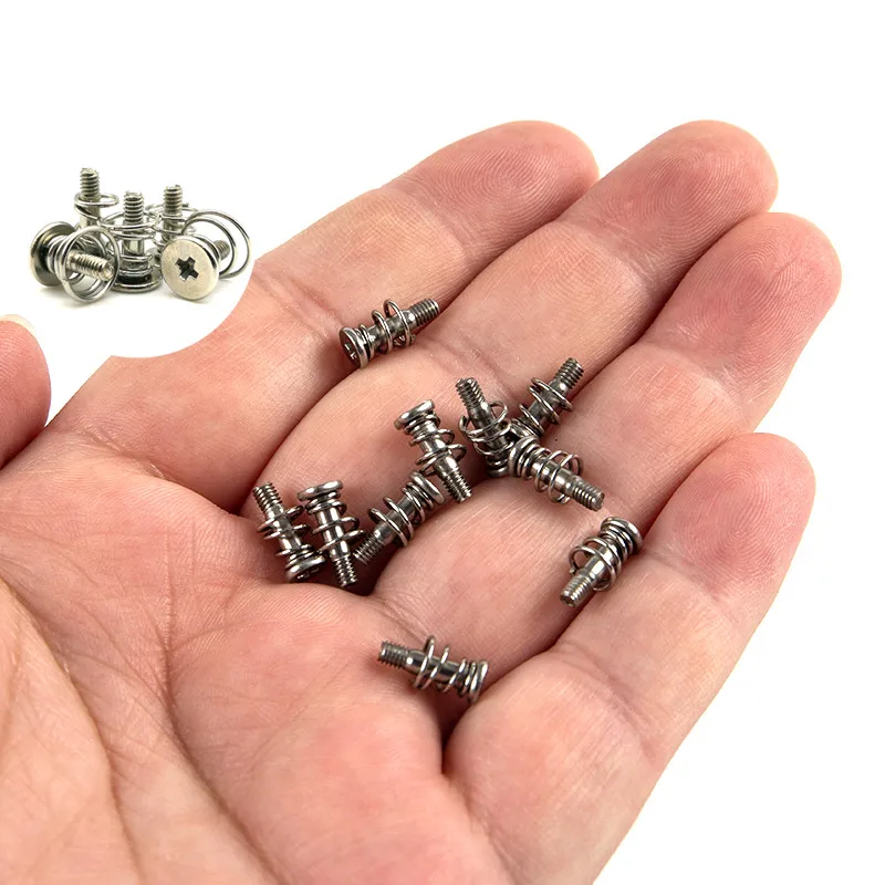 10Pcs Advanced Technology High Hardness M2 M2.5 Nickel Plated Spring Screws GPU Graphics Board Heatsink Screws