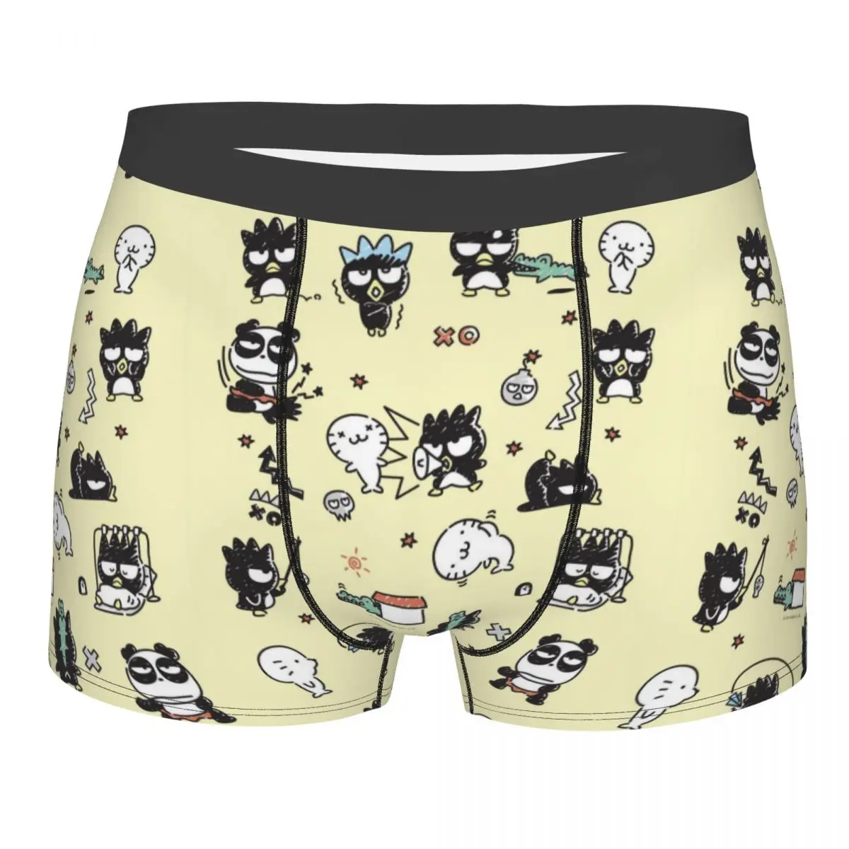 

Custom BADBADTZ-MARU Anime Underwear Male Print Boxer Shorts Panties Briefs Soft Underpants