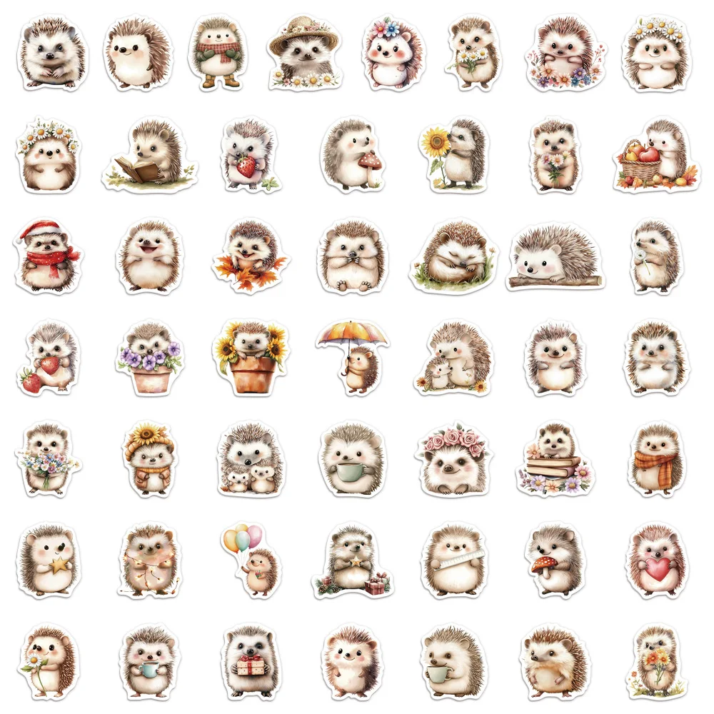 50 STKS Egel Cartoon Leuke Stickers Set DIY Telefoon Case Laptop Gitaar Computer Decoratieve Stickers