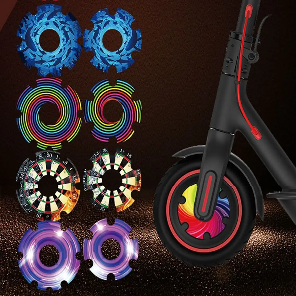 

2 шт./компл., высокое качество для Xiaomi M365/1s/pro2, аксессуары для скутера из ПВХ, наклейка на переднее колесо, защитный чехол для двигателя, корпус Kick