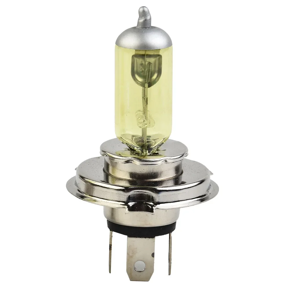 1pcs H4 55W 3000K Car Xenon Gas Halogen Headlight Headlamp Lamp Bulbs Yellow Shell Super Bright Halogen Waterproof Lamp Parts