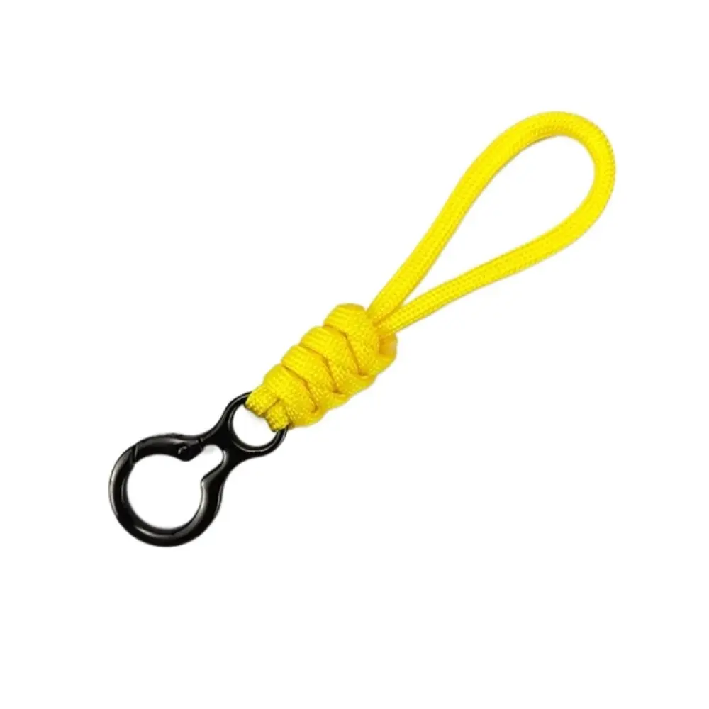 Anti-lost Paracord Keychain Bag Pendant Backpack Umbrella Rope Keyring Wristlet Strap Ornaments Braided Woven Keychain