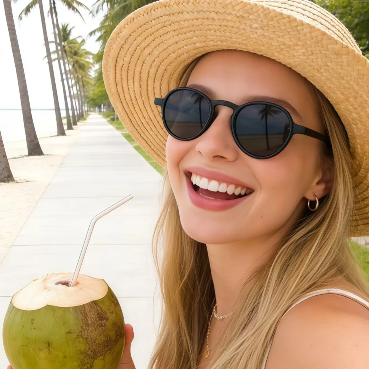 European and American style men's and women's Y2K fashionable sunglasses are trendy and versatile. They provide shade, sun prote