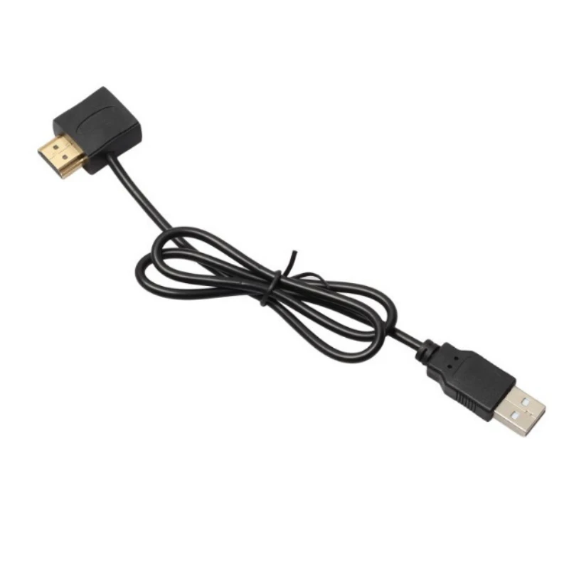 Nku 1080P HD Cable Extender Male To Female Converter Display Adapter with USB Power Supply for Computer Monitor HDTV Projector