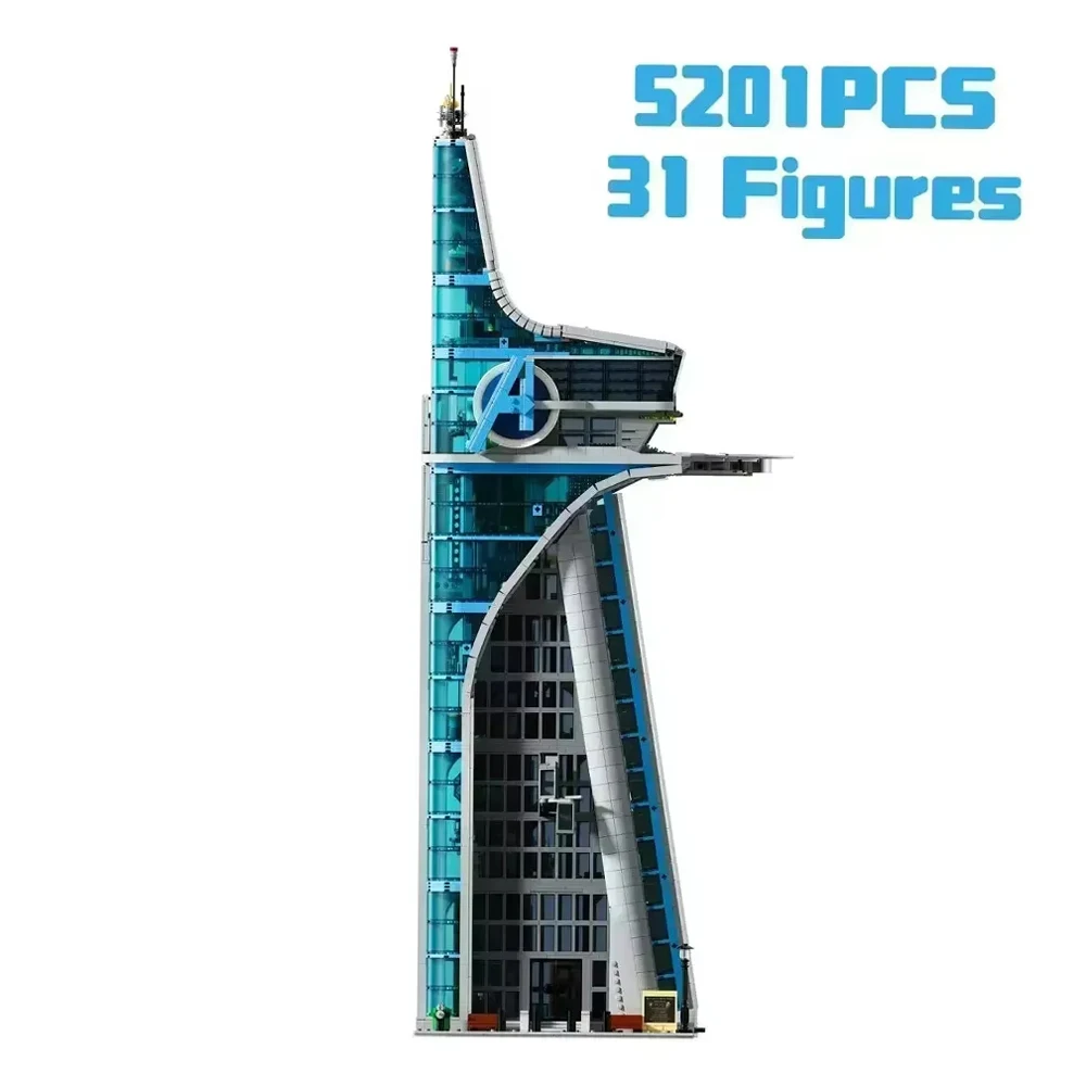 

VOCKOO Street View Series5201pcs Hero Character Building Model Building Blocks Educational animation Assembly Toys Birthday Gift