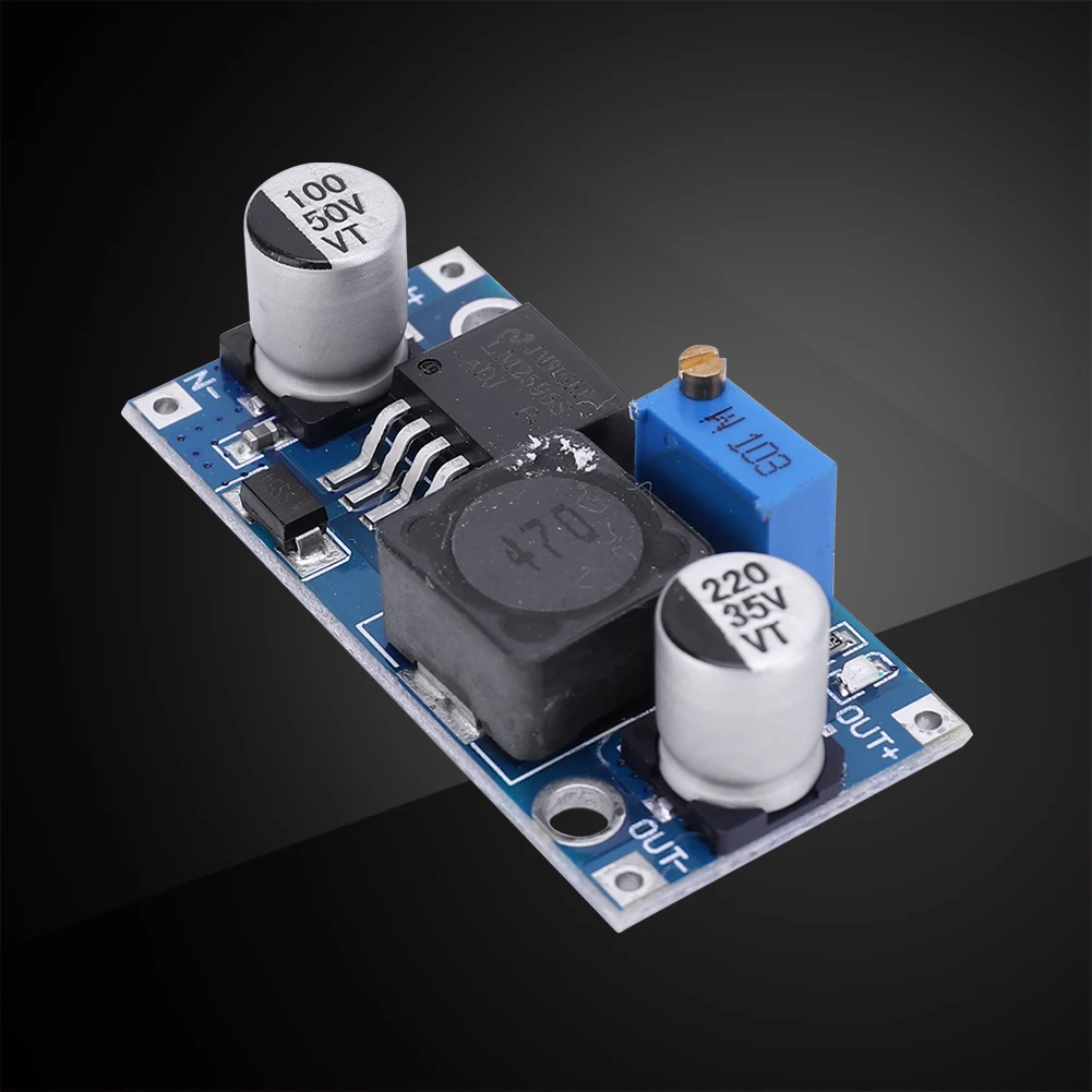 1-50PCS LM2596S DC-DC Adjustable Step-Down 3.2-46 V Voltage Regulator Power Supply Module LM2596 3A Buck Converter