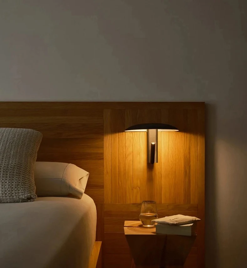Wall Lamp 2 LEDs Black Orange Green Metal With Switch 3000K