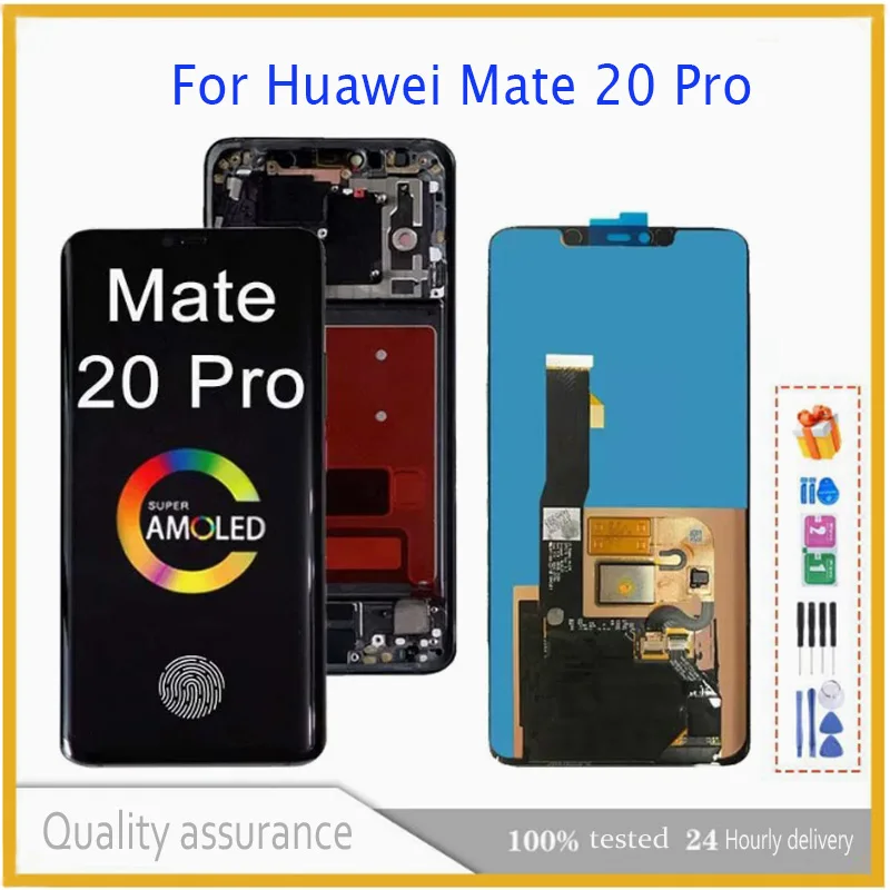 Para HUAWEI Mate 20 Pro ''OLED Mate20 Pro LYA-L09 L29 AL00 pantalla LCD reemplazo del ensamblaje del digitalizador de panta