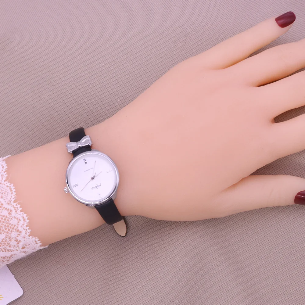 SALE!!! Discount Fine Quality Lady Women's Watch Japan Mov't Fashion Hours Bracelet Real Leather Girl's Birthday Gift No Box