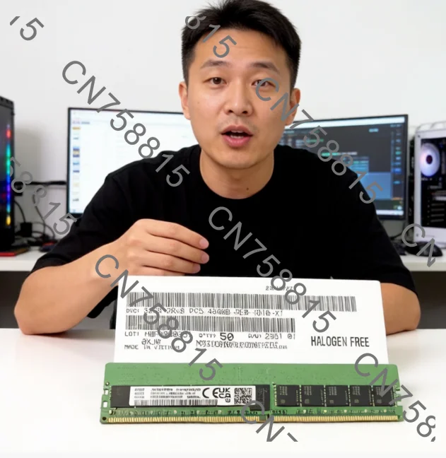 Data Center Pull, 4800MHz ECC Registered，Compatible ForSamsung 32GB DDR5 2Rx8 Server RAM - PC5-4800B