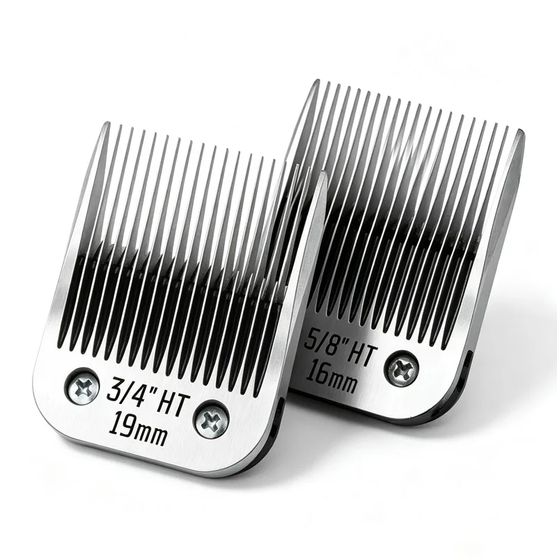 3/4'HT Detachable Pet Ceramic Blade Compatible with Most Andis/Oster A5,Wahl KM 10 Series Dog Clippers, Size 3/4' (19mm)