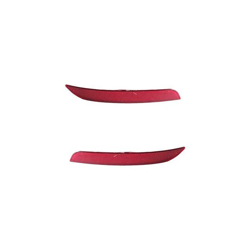 Rear Bumper Reflector 63147842955 63147842956 Left Right For BMW 5 Series F10 F18 2011-2016 Accessories, 2PCS Red