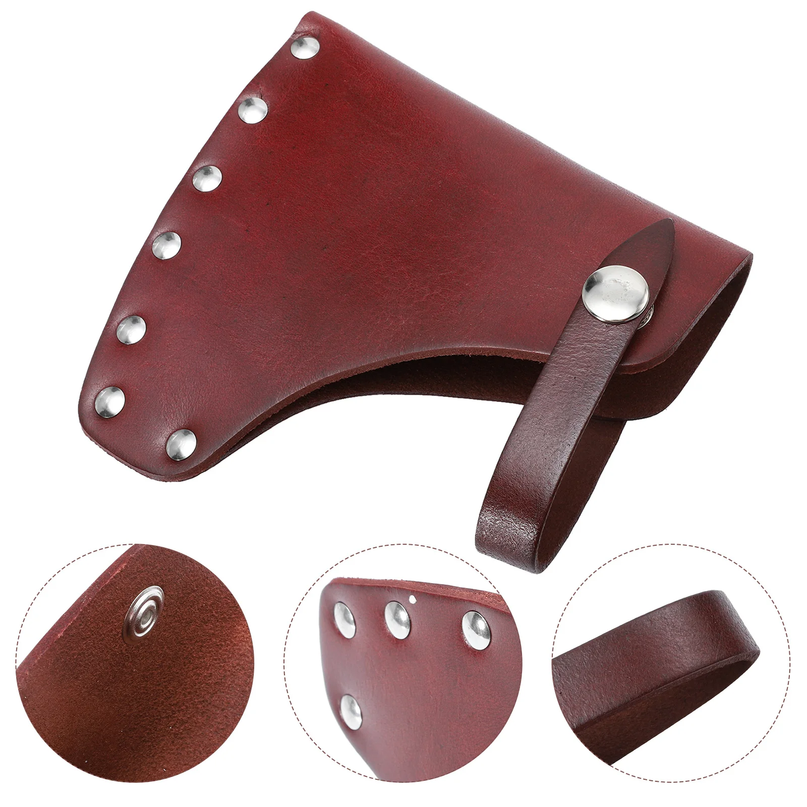 Ax Protector Hatchet Axe Blades Shield Cowhide Portable Carrying Protective Casing Camping Accessories