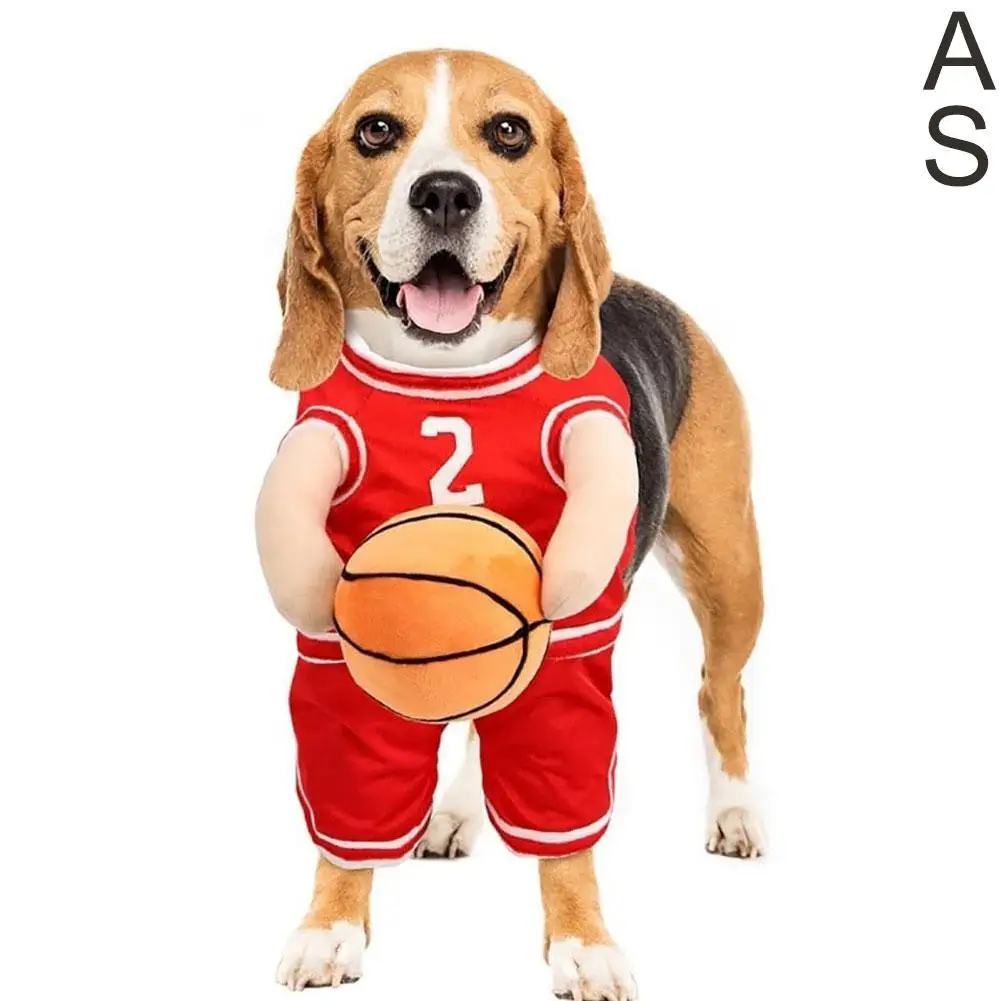 Funny Basketball Master Dog Costume, Dog One-piece Party Costume Suitable For Small And Medium-sized Pet Costumes D8Z0