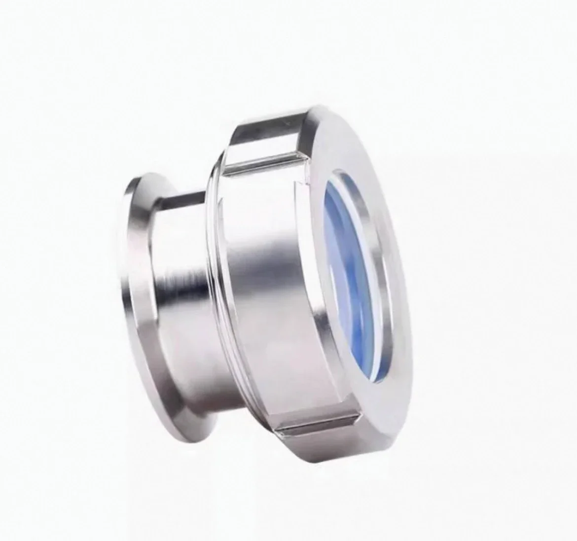 KF16, KF25, KF40, KF50 vacuum high borosilicate quartz observation window glass mirror. 304 stainless steel
