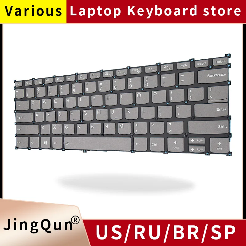 

Brazil Russian Spanish backlight keyboards for lenovo Yoga 530-14 530-14IKB 530-14ARR C640-13IML Flex 6-14ARR 14IKB SN20N04591
