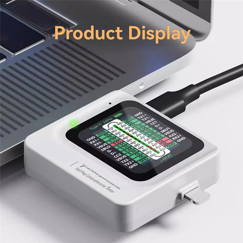 BNVN-TNS360 Mobile Phone Tail Plug Comprehensive Detector 30V~5A Automatic Scanning Detection 3-In-1 For IOS TEYE-C