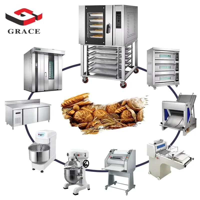 2026 Commercial Bakery Equipment Full Set Electric Restaurant Hotel Turnkey Solution for Bread Pastry Preparation