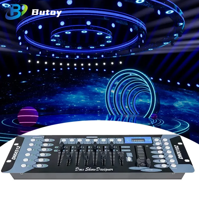 Imagem -05 - Console 192 Controlador para Iluminação de Palco Led Par Moving Head Beam Wash Spotlights Efeito de Palco para dj e Disco Dmx512