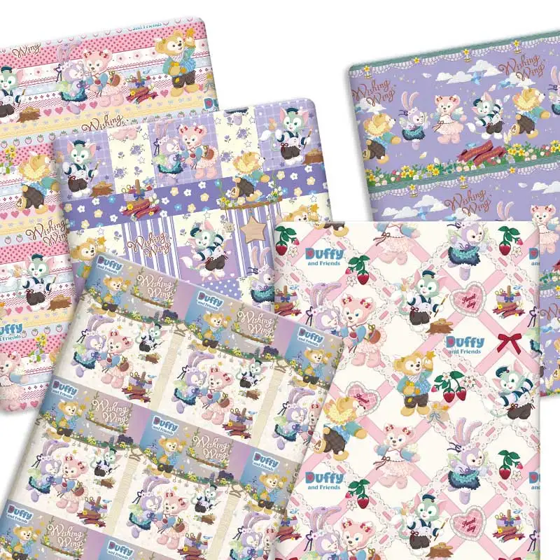 

Disney fabric 140x50CM Cartoon cotton fabric Patchwork Tissue Kid Home Textile Sewing Doll Dress Curtain Polyester cotton Fabric
